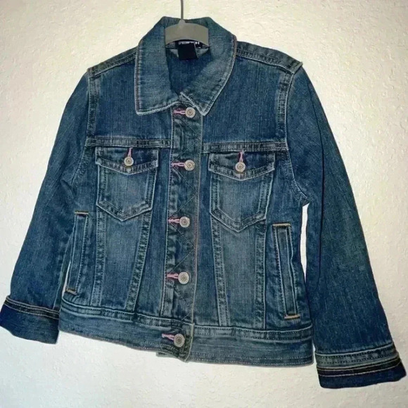 GAP Kids (Girl) Gap Stretch Jean Jacket  SIZE XS (4-5) - Picture 2 of 6